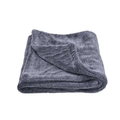 Korean Quality 1200gsm Edgeless Twisted Loop Microfiber Drying Towel For Car Drying